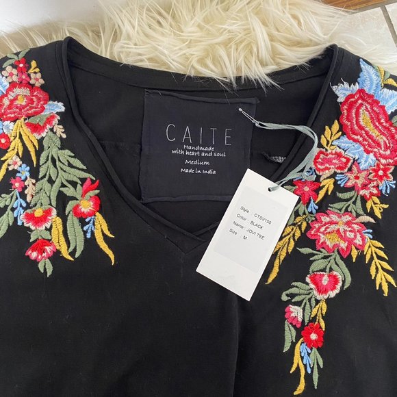 Anthropologie Caite Floral Blouse - Picture 4 of 6